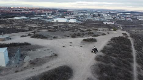 Spinning-around-a-quad-in-Madrid