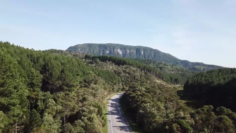 Drone-footage-of-a-beautiful-landscape-in-the-nature-above-the-roads