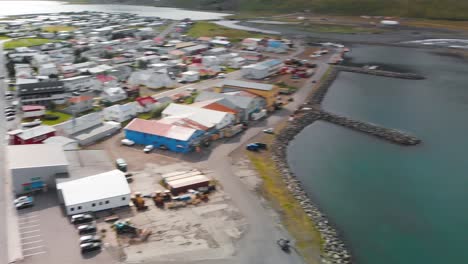 Olafsfjord-Luftbild,-Island-Von-Drohne