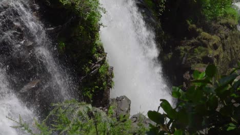 Cascading-Waterfall-Of-Nooksack-Falls-In-Washington-State,-United-States-of-America---medium-shot