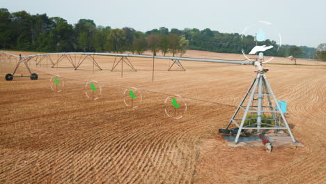 Seedlings-in-field-receive-water-irrigation