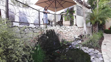 Gratifying-rich-experience-with-exotic-pond-side-at-columbarium-Israel
