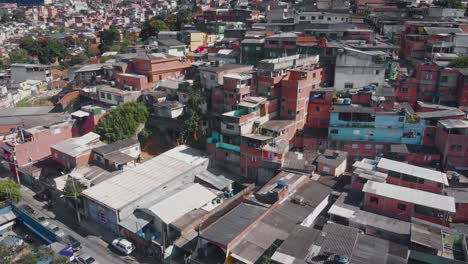 Luftlandschaftsbild---Fliegen-über-Slums-Im-Bezirk-Capão-Ronda,-Stadt-Sao-Paulo-In-Brasilien