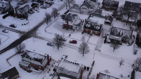 An-aerial-view-of-a-suburban-neighborhood-after-a-nor'easter
