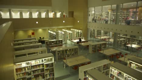 Gente-Estudiando-En-Una-Gran-Biblioteca