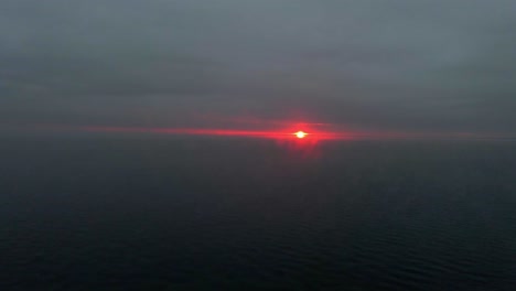 Cloudy-magical-winter-sunrise-with-sea-smoke
