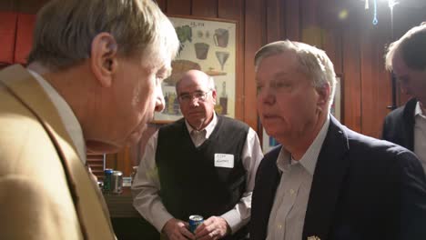 Presidential-Candidate-Senator-Lindsey-Graham-Talks-To-Supporters-At-A-Political-Campaign-Stop-Before-The-Iowa-Caucus