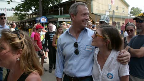 Maryland-Governor-Martin-O’Malley-Campaigning-With-His-Children-At-The-Iowa-State-Fair-Before-The-Iowa-Caucus