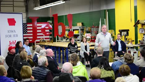 Republican-Presidential-Candidate-Jeb-Bush-Talks-Energy-Policy,-Role-Of-Government,-Subsidies-And-Taxes,-Iowa-Caucus