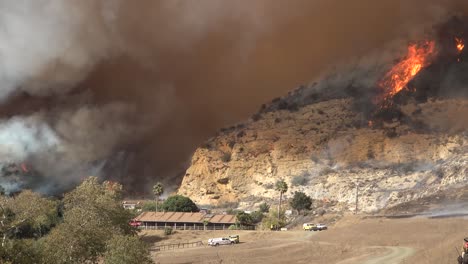 The-Alisal-Fire-Burns-Near-Structures-Along-The-Gaviota-Coast-In-Santa-Barbara-County