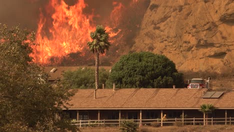 The-Alisal-Fire-Burns-Near-Structures-Along-The-Gaviota-Coast-In-Santa-Barbara-County