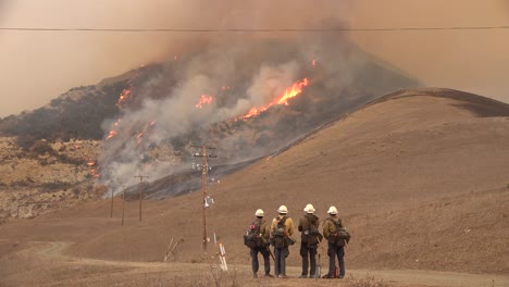 The-Alisal-Fire-Burns-Out-Of-Control-Near-Power-Lines-On-A-Hillside-Along-The-Gaviota-Coast-In-Santa-Barbara-County