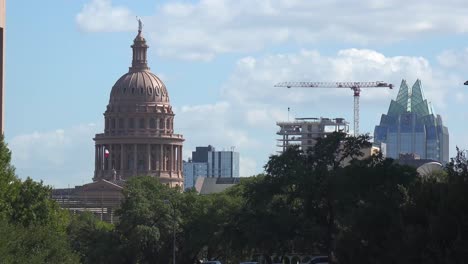 Einspielung-Des-Texas-State-Capitol-Building-In-Austin,-Texas