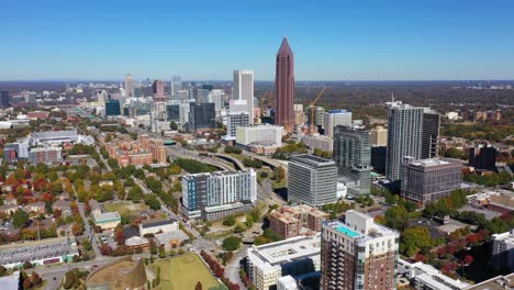 Very-Good-Establishing-Aerial-Of-Downtown-Business-District-Atlanta-Georgia
