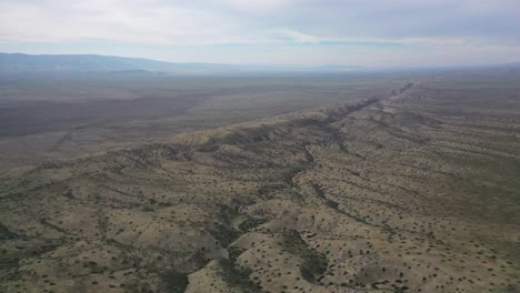 High-Angle-Aerial-Over-The-San-Andreas-Earthquake-Fault-On-The-Carrizo-Plain-In-Central-California