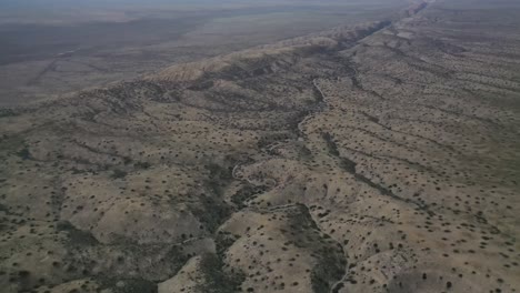 Dramatic-Contrast-Aerial-Over-The-San-Andreas-Earthquake-Fault-On-The-Carrizo-Plain-In-Central-California