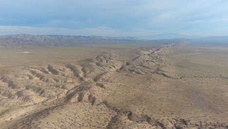 Beautiful-Aerial-Over-The-San-Andreas-Earthquake-Fault-On-The-Carrizo-Plain-In-Central-California