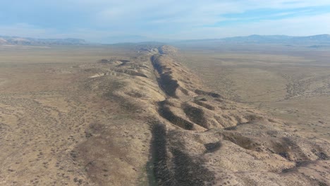 Aerial-Over-The-San-Andreas-Earthquake-Fault-On-The-Carrizo-Plain-In-Central-California