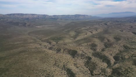 Aerial-Over-The-Carrizo-Plain-National-Monument-In-San-Luis-Obispo-County,-California,-A-Barren-Desert-Plain