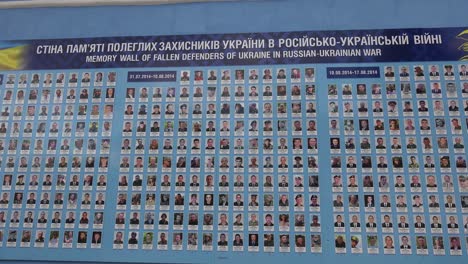 A-Large-Memory-Wall-Of-Fallen-Ukrainian-War-Heroes-Killed-By-Russian-Aggression-Along-A-Main-Street-In-Kyiv-Kiev