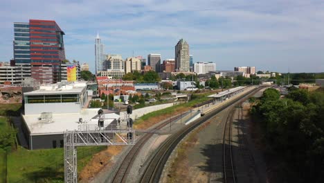 Good-Aerial-Of-Raleigh-North-Carolina-Downtown-Skyline