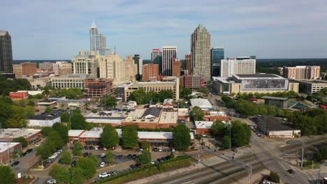 Good-Aerial-Of-Raleigh-North-Carolina-Downtown-Skyline