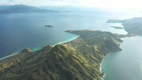 Excellent-Aerial-Shot-Of-Padar-Island-Within-Komodo-National-Park-In-Indonesia