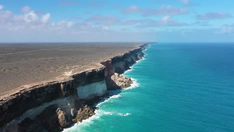 Excellent-Aerial-Shot-Of-Clear-Blue-Waves-Cresting-On-The-Great-Australian-Bight-In-South-Australia