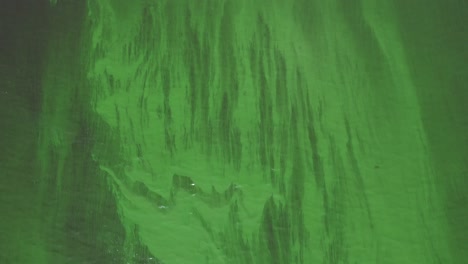Ausgezeichnete-Luftaufnahme-Von-Algen,-Die-Im-Okeechobee-See,-Florida,-Wachsen
