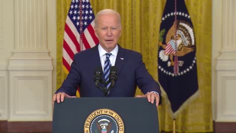 President-Joe-Biden-Condemns-Russia-And-Valdimir-Putin-For-His-Invasion-Of-Ukraine-Calling-Him-A-Bully-And-Aggressor-Saying-Freedom-Will-Prevail
