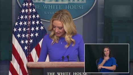 White-House-Press-Secretary-Kayleigh-Mcenany-Briefs-Press-Corp-And-Media-Regarding-First-Delivery-Of-Covid-19-Vaccine