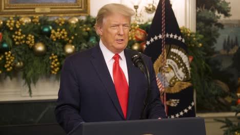 Us-President-Donald-Trump-Delivers-Remarks-And-Complaints-About-Covid-Relief-Legislation-Passed-By-Congress