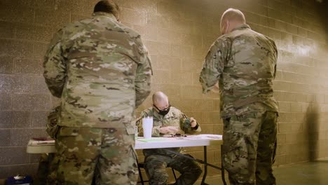 Indiana-National-Guard-Administers-The-First-Round-Of-Covid-19-Pandemic-Vaccinations-By-Innoculating-Soldiers