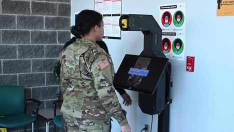 National-Guard-Soldiers-Provide-Logistical-Support-To-County-Health-Departments-During-Covid-19-Vaccinations