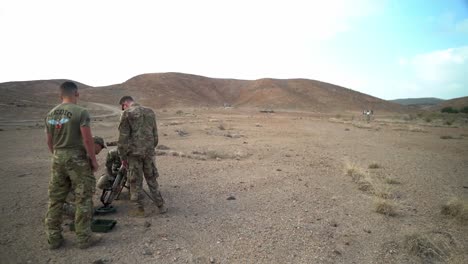 Us-Army-Indirect-Fire-Infantryment-East-Africa-Response-Force-Live-Fire-Mortar-Military-Training-Exercise,-Djibouti