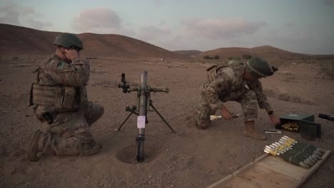 Us-Army-Indirect-Fire-Infantryment-East-Africa-Response-Force-Live-Fire-Mortar-Military-Training-Exercise,-Djibouti