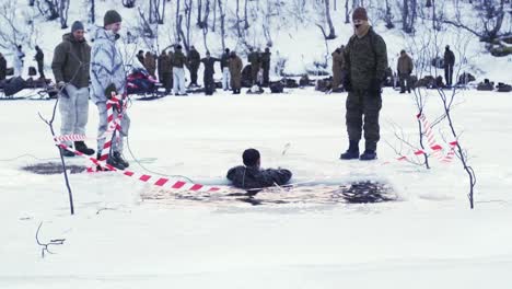 Nato-Clips-Us-Marine-Rotational-Force-Europe-Soldiers-Extreme-Cold-Weather-Training-Exercise,-Setermoen,-Norway