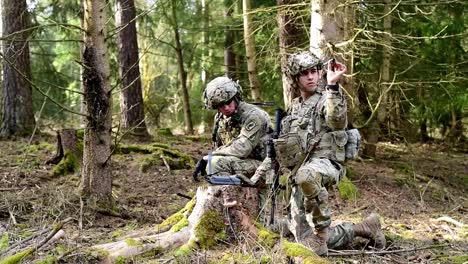 Us-Army-Calvary-Regiment,-173Rd-Airborne-Brigade-Soldiers’-Scout-Training-At-Grafenwoehr-Training-Area,-Germany