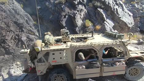 An-“Oda”-Team-Traverses-Extreme-Desert-Terrain,-Military-Training-Exercise-Testing-11-Vehicle-Capabilities,-Death-Valley