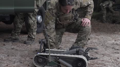 Us-Navy-Explosive-Ordnance-Disposal-Technicians-Training-Exercise-Using-Bomb-Diffusing-Robots,-Norfolk,-Virginia