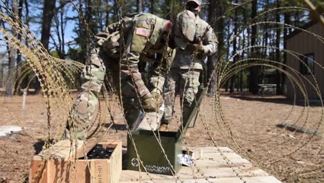 Us-Army-174Th-Infantry-Brigade-Soldiers-Conduct-A-Training-Exercise-With-Pyrotechnics-Cannisters-And-Grenades