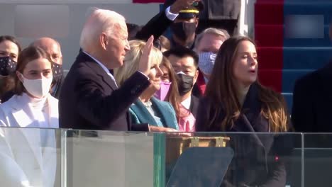 Supreme-Court-Chief-Justice-John-Roberts-Administers-Oath-To-President-Elect-Joe-Biden,-Inauguration