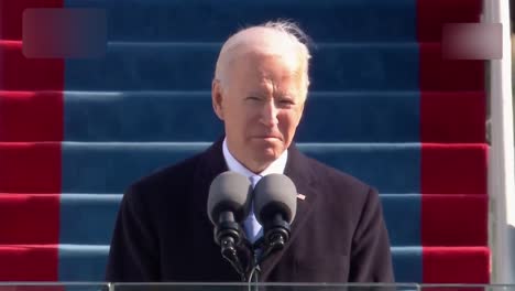 Antrittsrede-Von-Präsident-Joe-Biden-über-Ungerechtigkeit,-Spaltung,-Rassismus,-Kampf-Und-Einheit-In-Der-Amerikanischen-Geschichte