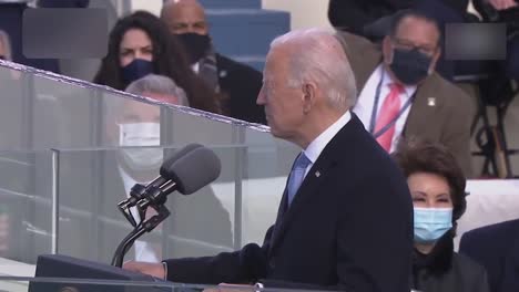 President-Joe-Biden-Inauguration-Speech-Calls-For-Hope,-Respect,-Dignity,-Unity-And-A-New-Start-Under-His-Administration