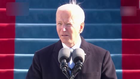 President-Joe-Biden-Inauguration-Speech-Political-Discourse,-Bipartisanship-And-End-To-Fake-News-And-A-Better-America