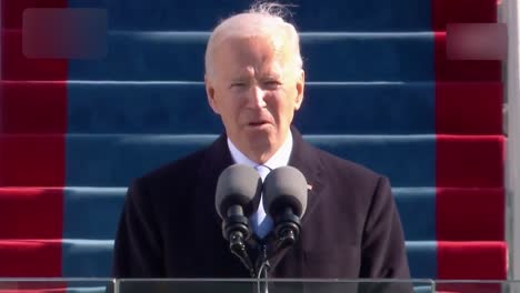 Präsident-Joe-Biden-Einweihung-St.-Augustin,-Freiheit,-Würde,-Ehre,-Wahrheit,-Lügen-Und-Die-Verfassung-Der-Vereinigten-Staaten