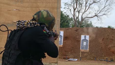 Ghananian-And-European-Special-Forces-Soldiers-And-Military-Instructors-Practice-Rifle-And-Pistol-Marksmanship