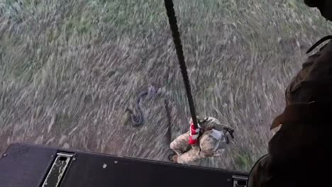 Bulgarian-And-Polish-Special-Forces-Fast-Rope-Insertion-And-Extraction-Training-From-Us-Air-Force-Cv-22B-Osprey