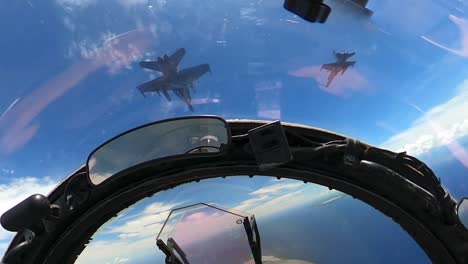 Cockpit-And-Ground-Footage-Of-Marine-Corp-Aviation-Vmfa-232-Flight-Operations-At-Andersen-Air-Force-Base-In-Guam