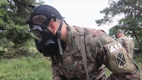 Best-Warrior-Competitors-In-A-Mock-Chemical-Attack-During-Combat-Patrol-Training-Exercise-Respond-To-Chemical-Weapons-Attack